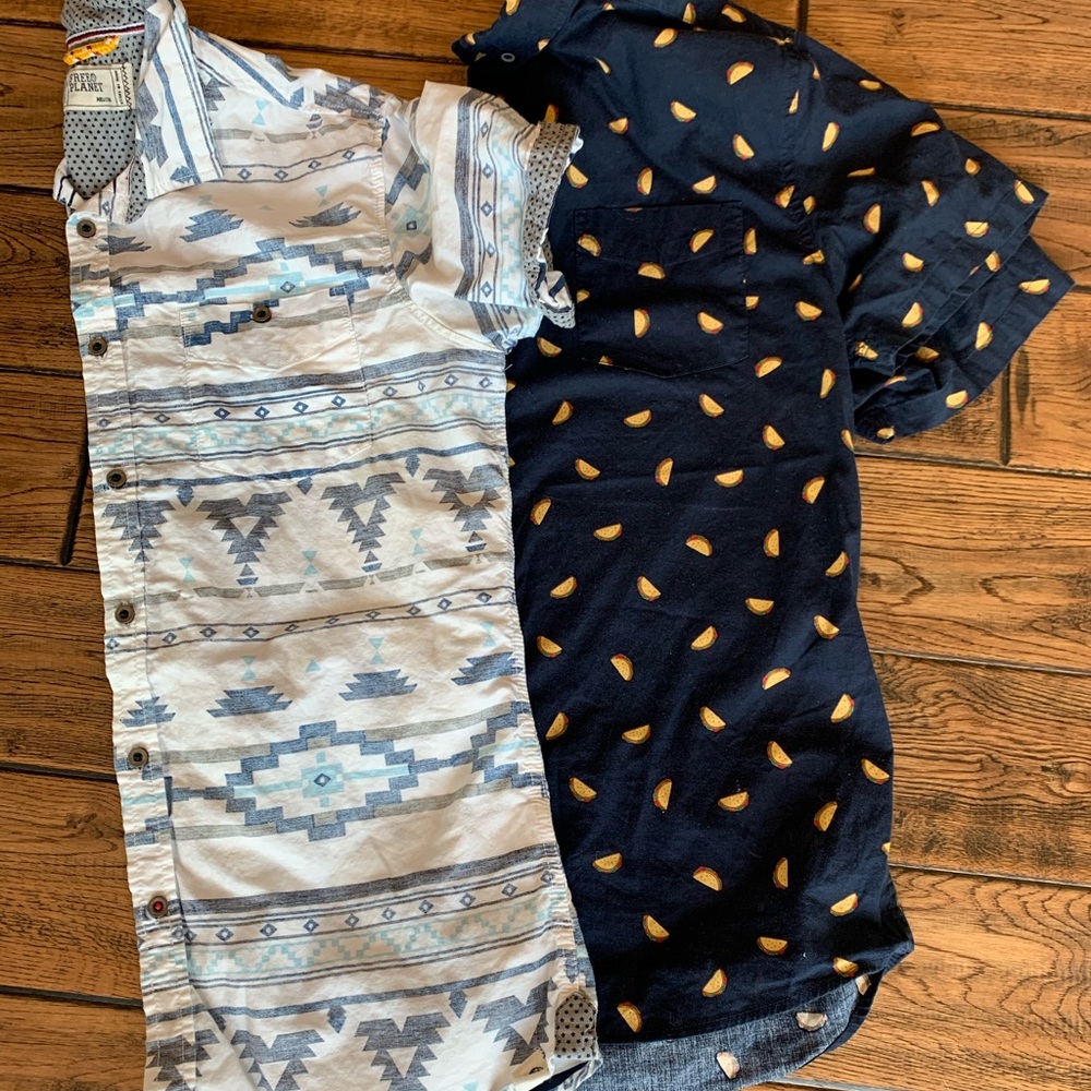 Set of men’s shirts.